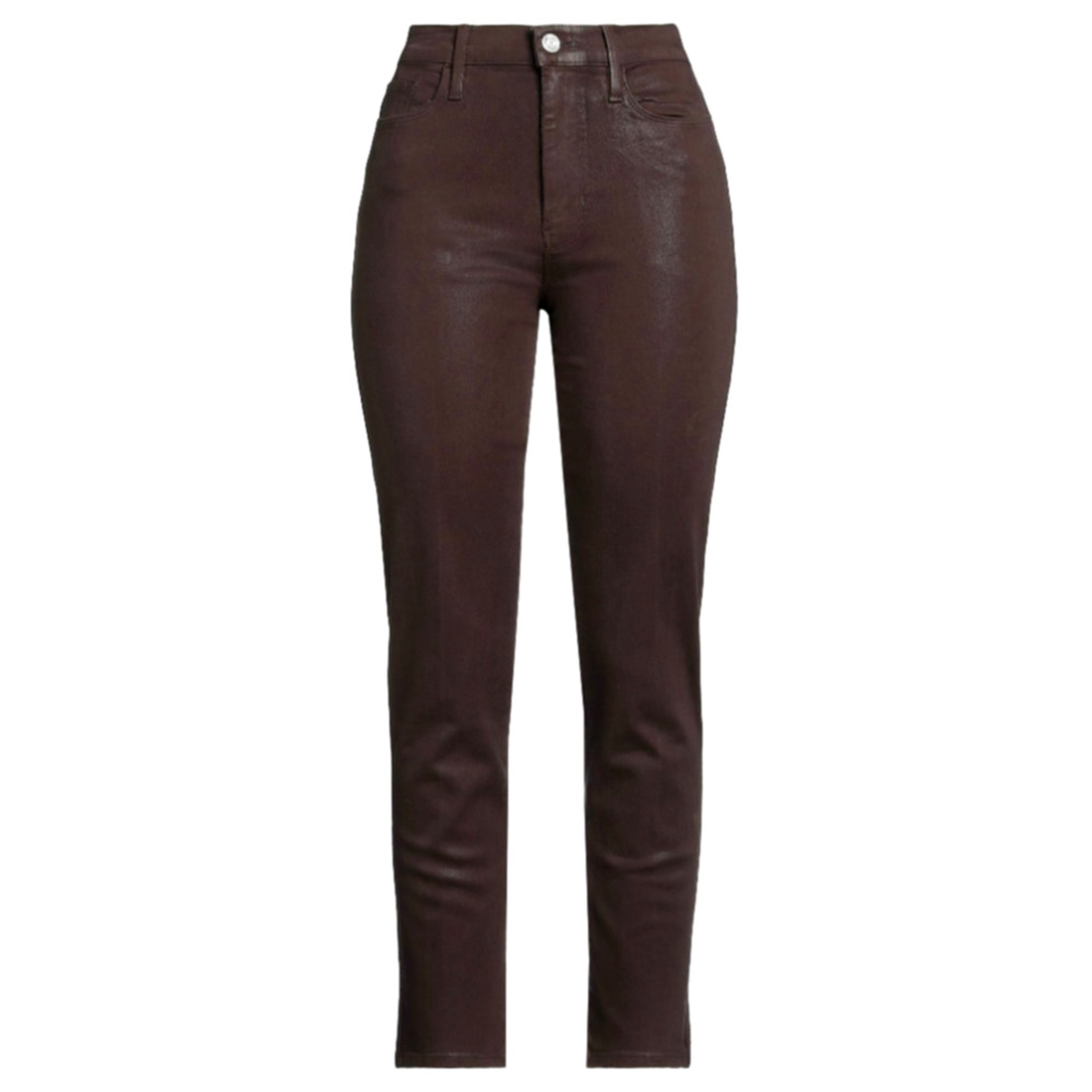 Frame Brown Coated Pants | Size 29